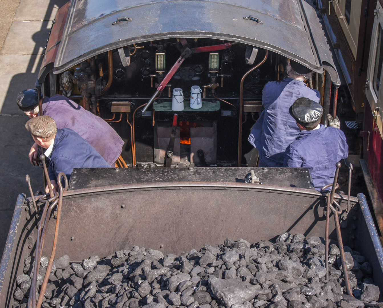 Hot work on a hot Day.