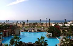 Hotel Agadir 7 – Vue sur jardins, piscine et mer - Sicht auf Garten, Pool und Meer