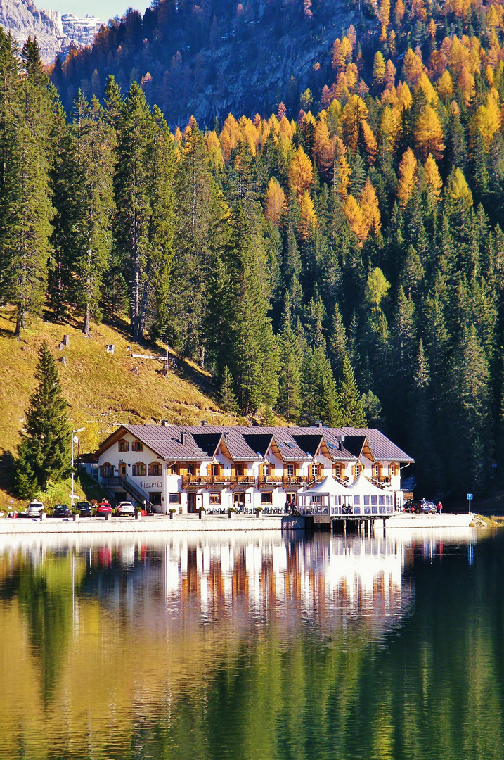 Hotel am Bergsee in den Dolomiten