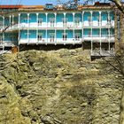 Hotel am Kura river in Tiflis