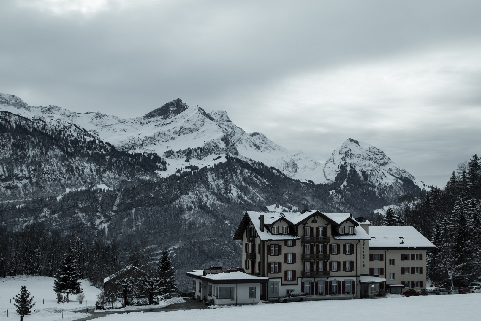 Hotel Bellevue in Hasliberg-Hohfluh, Berner Oberland, Schweiz II