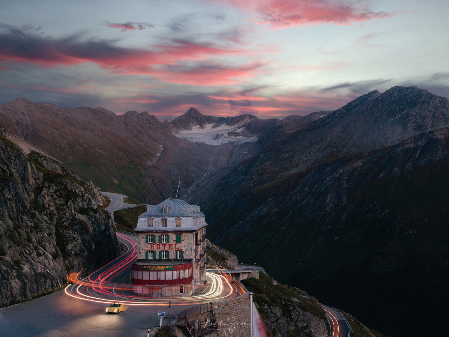 Hotel Belvedere, Furkapass, Schweiz