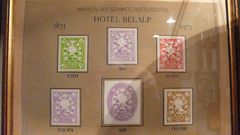 Hotel-Briefmarken Belalp