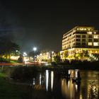 Hotel Columbus in WHV bei Nacht