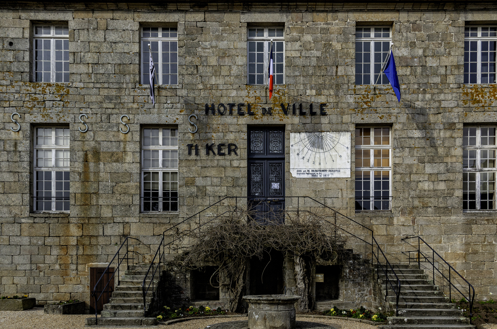 Hotel de ville de Pont l'abbé . 