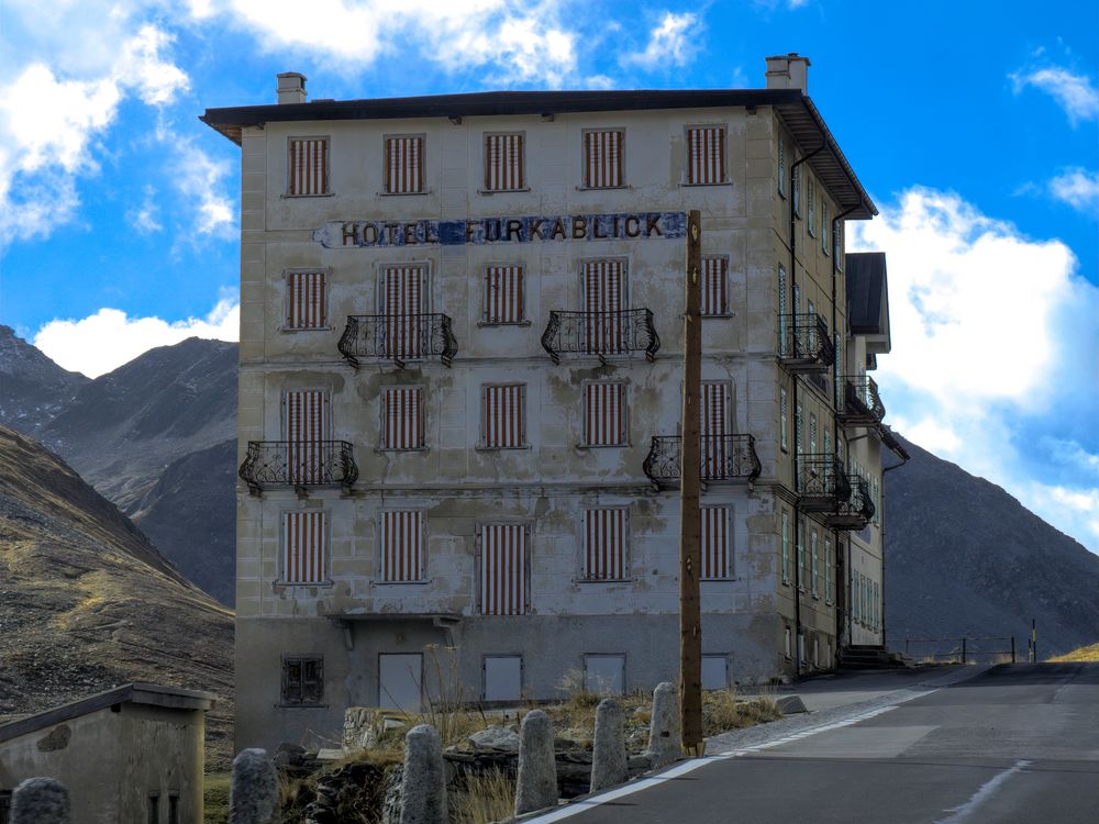 Hotel Furkablick - geschlossen und verlassen