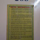 Hotel-Hausordnung in Delhi :-)
