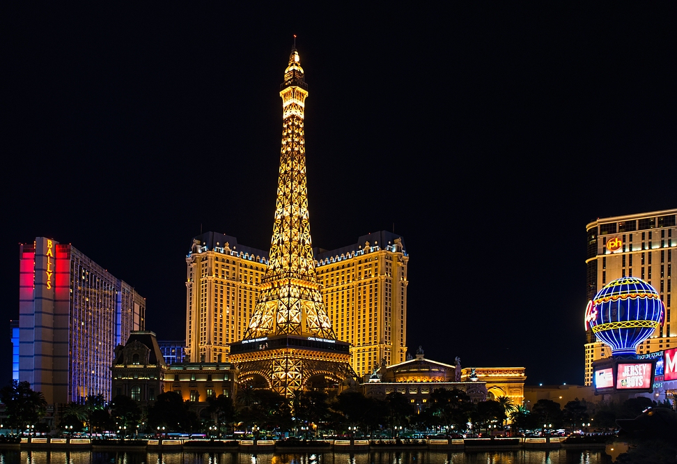 Hotel Paris mit Eiffelturm in Las Vegas