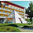 Hotel PYRAMIDE mit Wahrzeichen