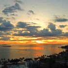 Hotel Ramada Plaza - Coucher de soleil vu du restaurant panoramique tournant.