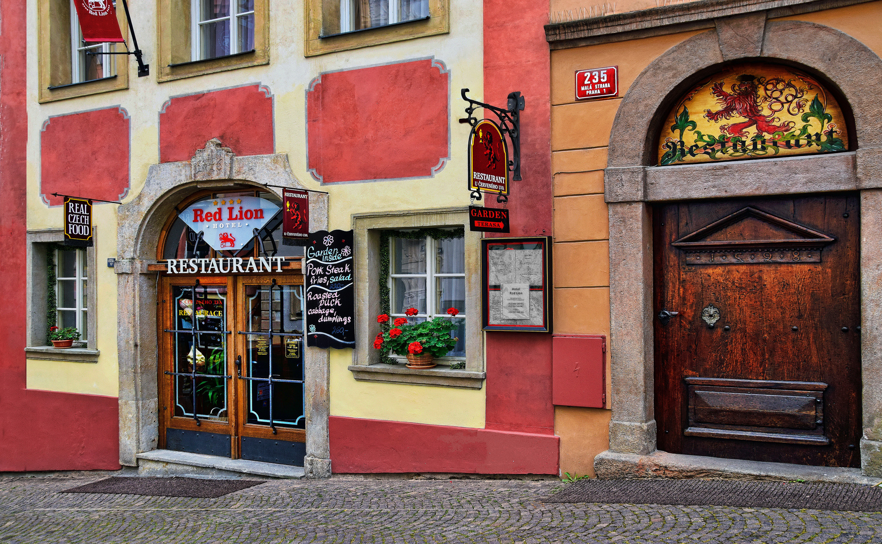 Hotel Red Lion Prag. Nerudova-Straße