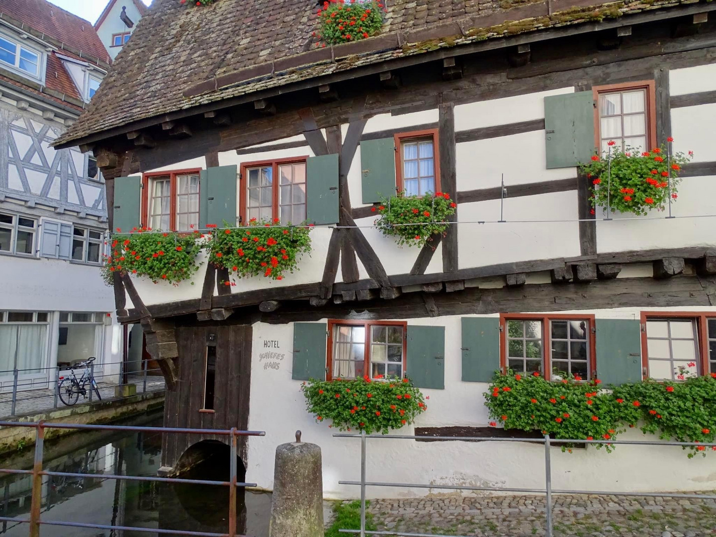 Hotel „Schiefes Haus“ in Ulm. 