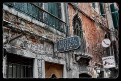 Hotel Sign in Venice