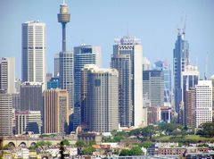 Hotelblick auf die Skyline