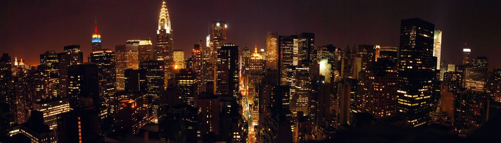 Hotelfensterpanorama von Manhattan