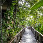 Hotelflur auf Borneo