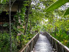 Hotelflur auf Borneo