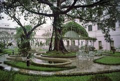 Hotelgarten in Hué