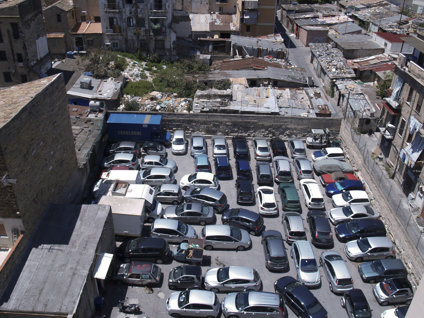 Hotelparkplatz in Palermo