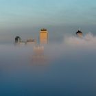 Hotels im Nebel der Niagara Wasserfälle