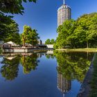 Hotelturm Spiegelung