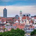 Hotelturm und Moritzkirche