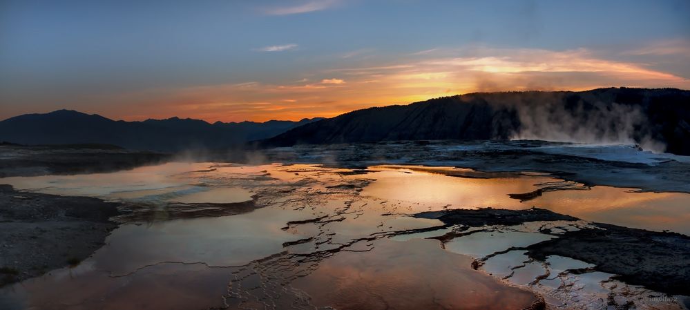 "Hotspring sunrise"