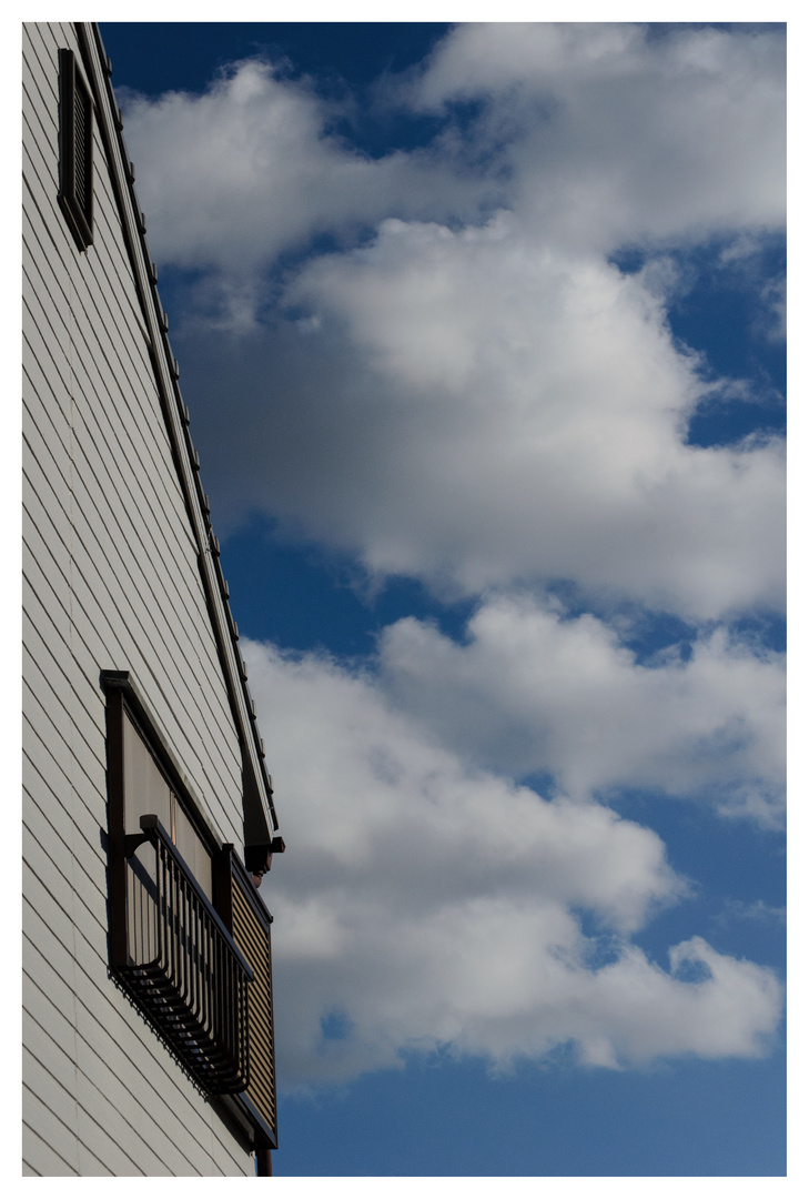 House and Clouds