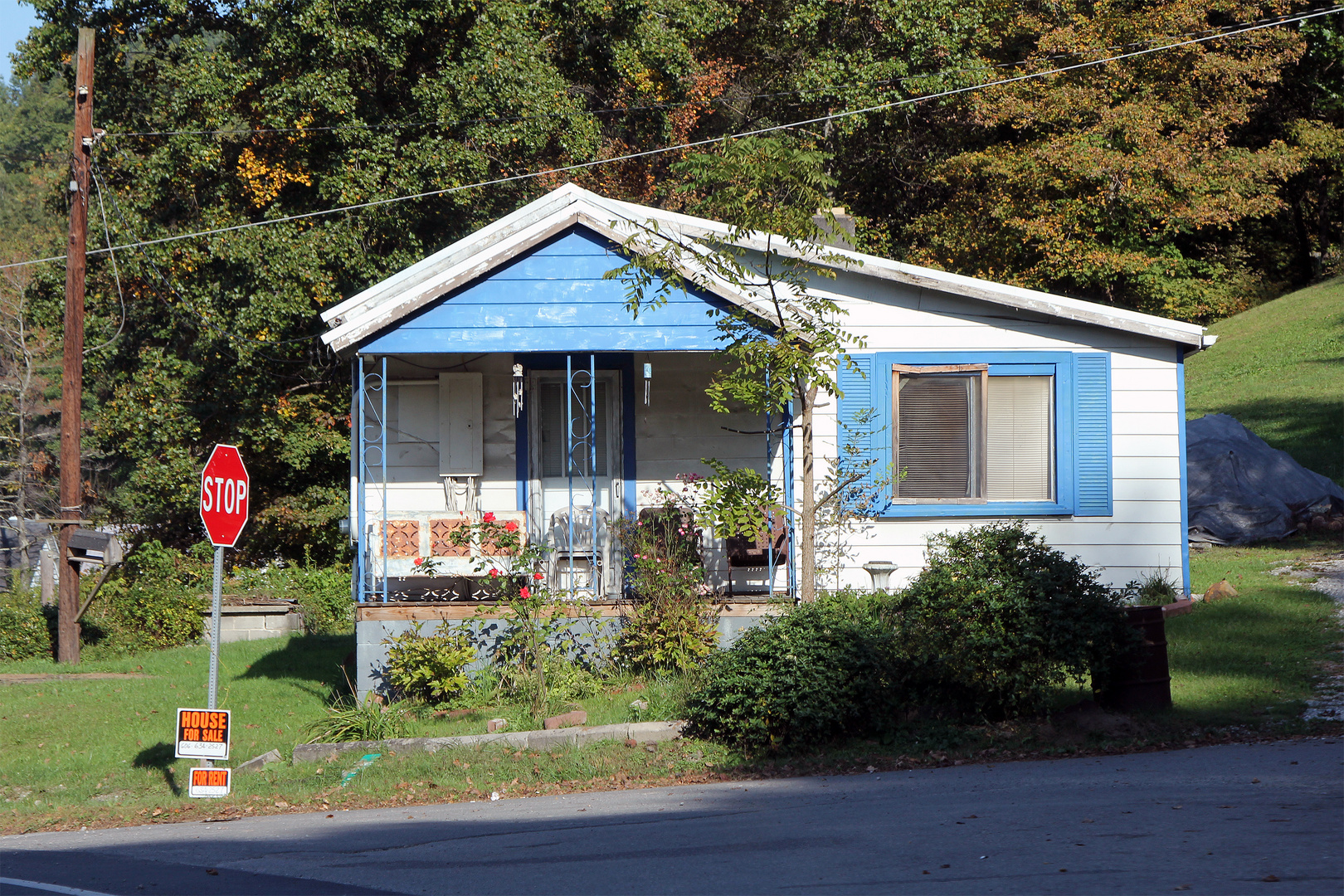 House for Sale, For Rent, Folgen der Wirtschaftslage in West Virginia, Kentucky, USA 2013