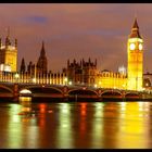 House of Parliament, Big Ben, Themse und Parliament Bridge