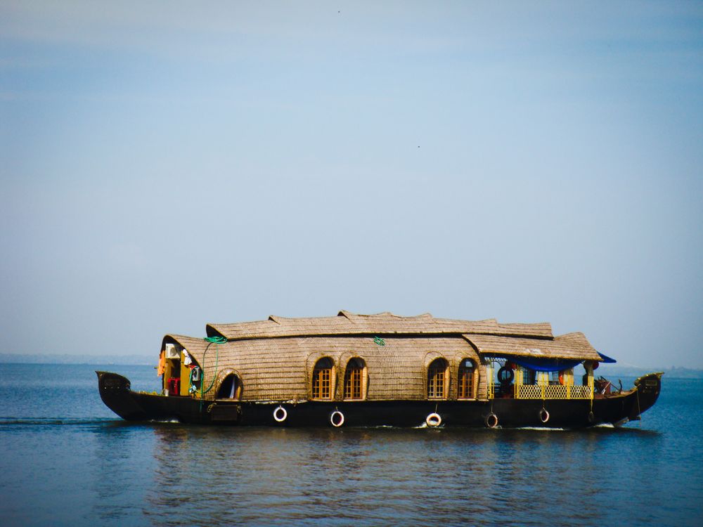 House on the Boat in Kerala