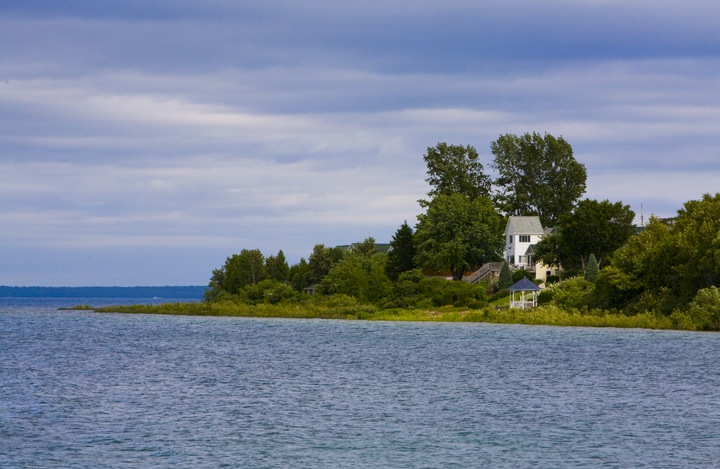 House on the point, Upper Michigan