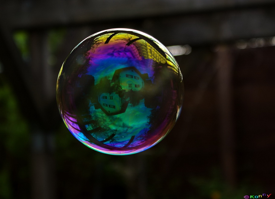 House Reflection in a Bubble