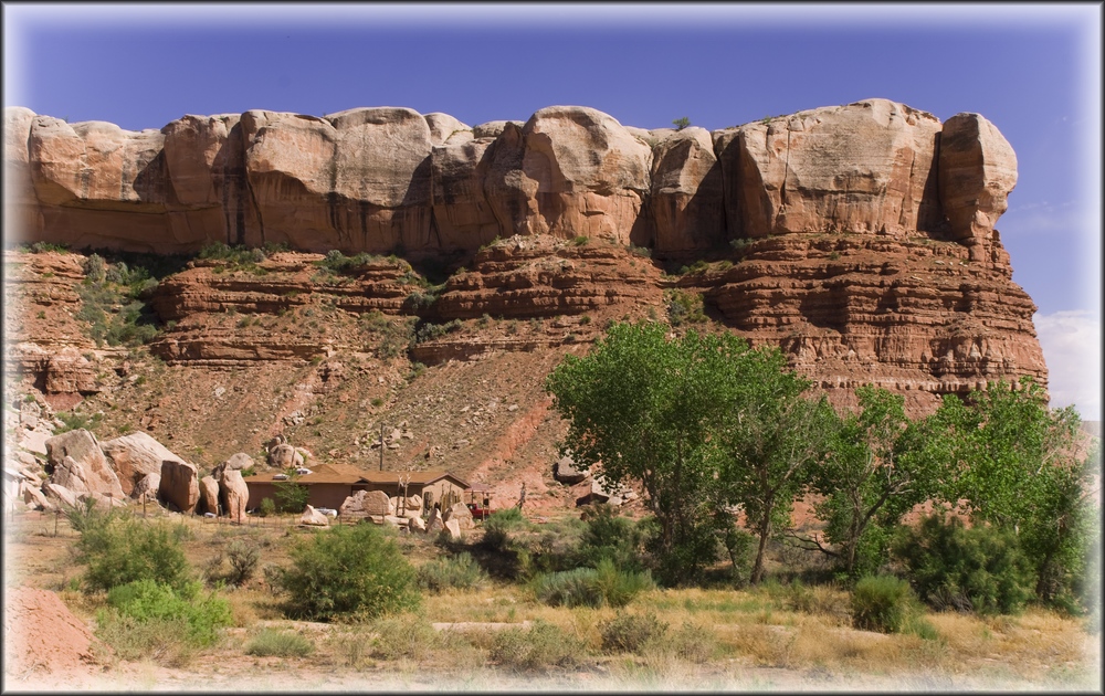 House under the rocks