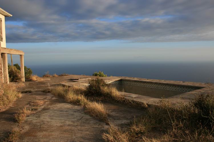 house with pool at the end of the world