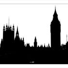 Houses of Parliament in London - Scherenschnitt