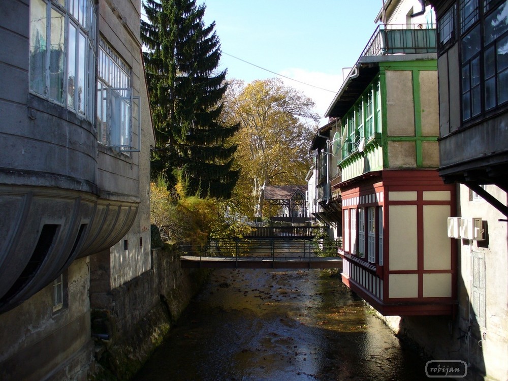 houses over the river