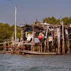 Housing along the Klong Sahakon