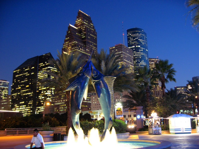 Houston - Downtown bei Nacht