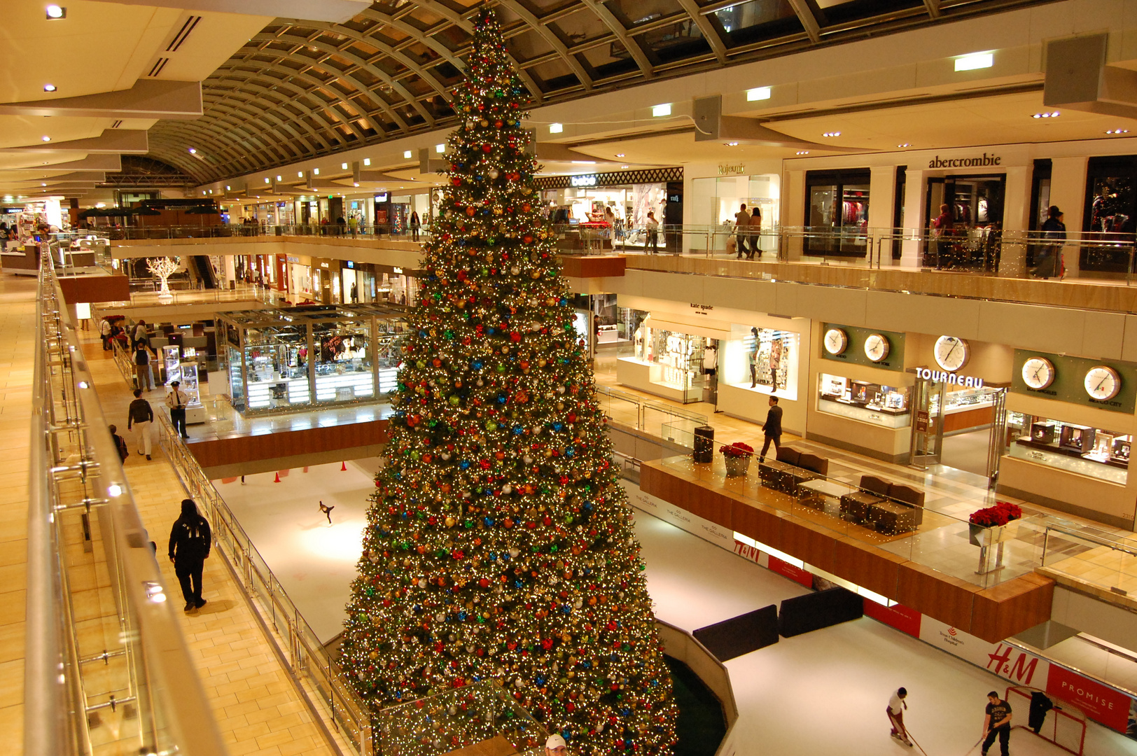 Houston's Galleria at Christmas, 2014