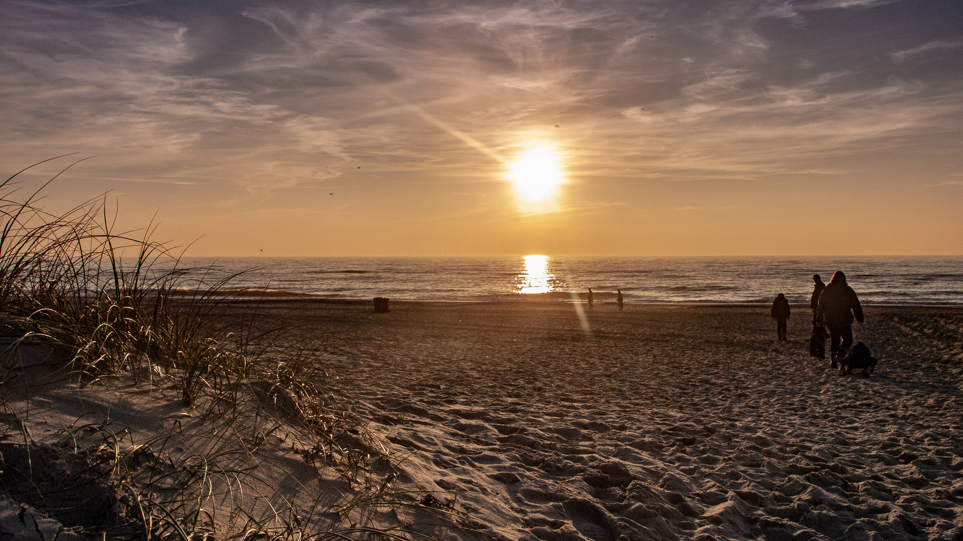 Houstrup Strand Sonnenuntergang