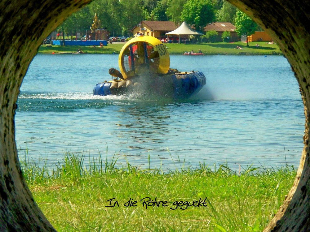 Hovercraft - Am Rande der Strecke kanns auch einfach lauschig sein....