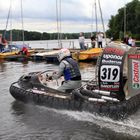 Hovercraft auf dem Altwarmbüchener See