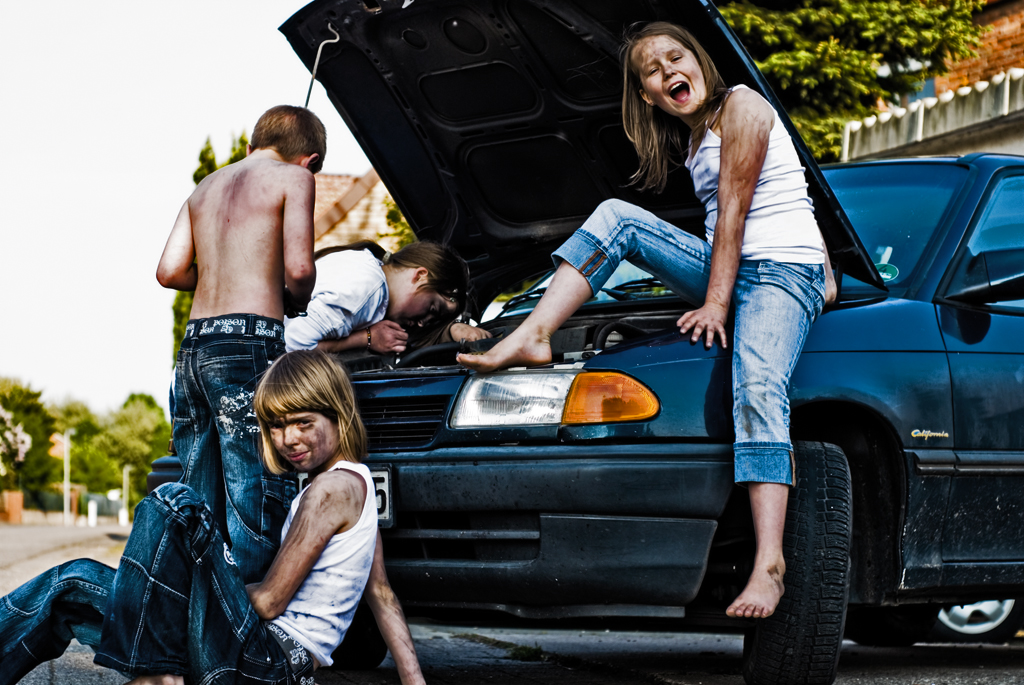 how to (get kids to) wreck a car