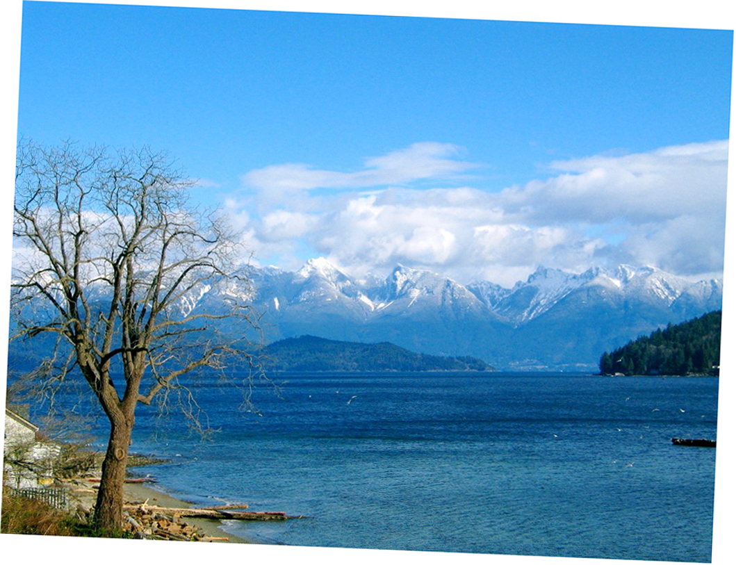 Howe Sound am Winterende