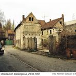 Hoyerswerda, Oberlausitz, Badergasse, 1991