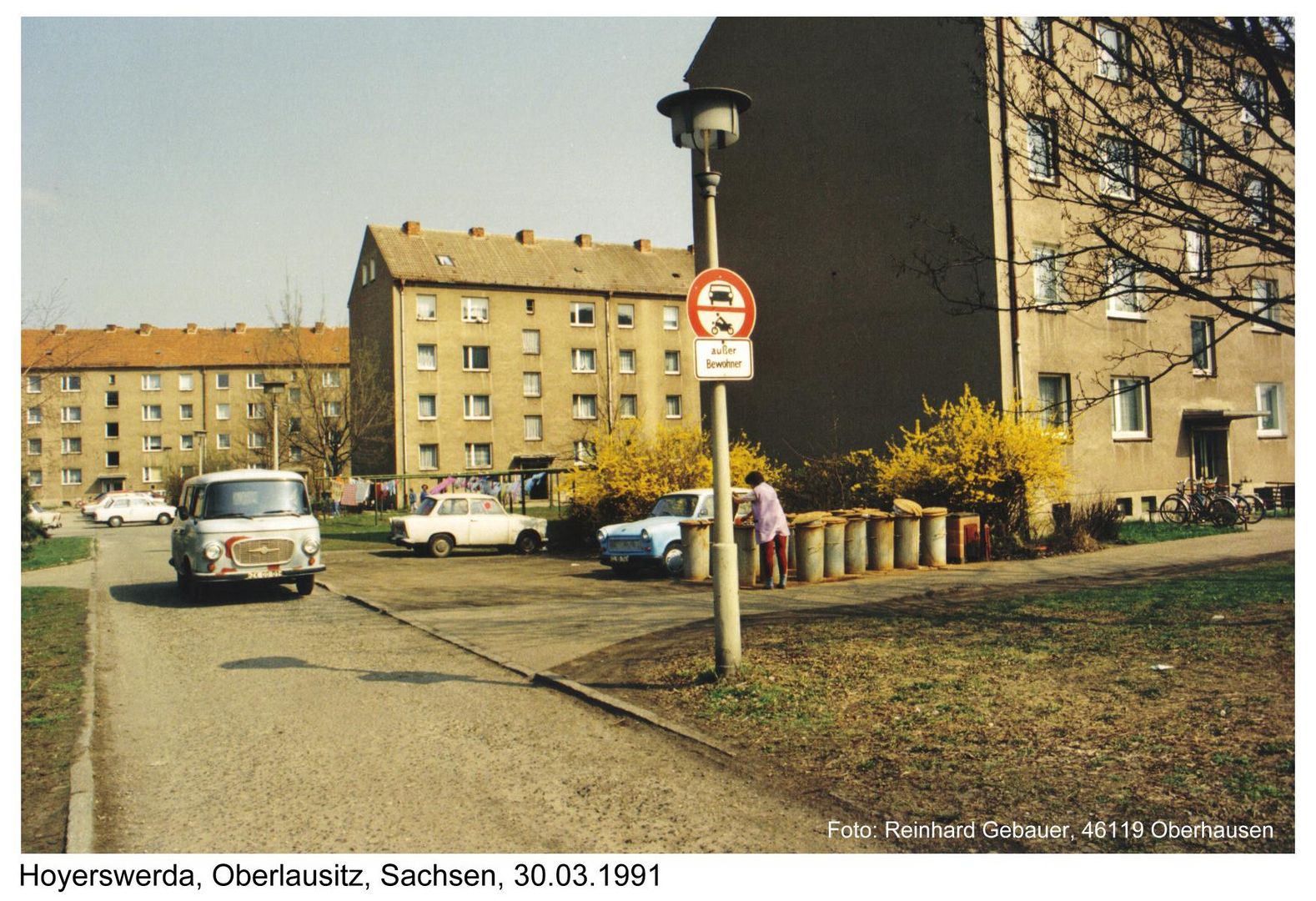 Hoyerswerda, Oberlausitz, Sachsen, 1991