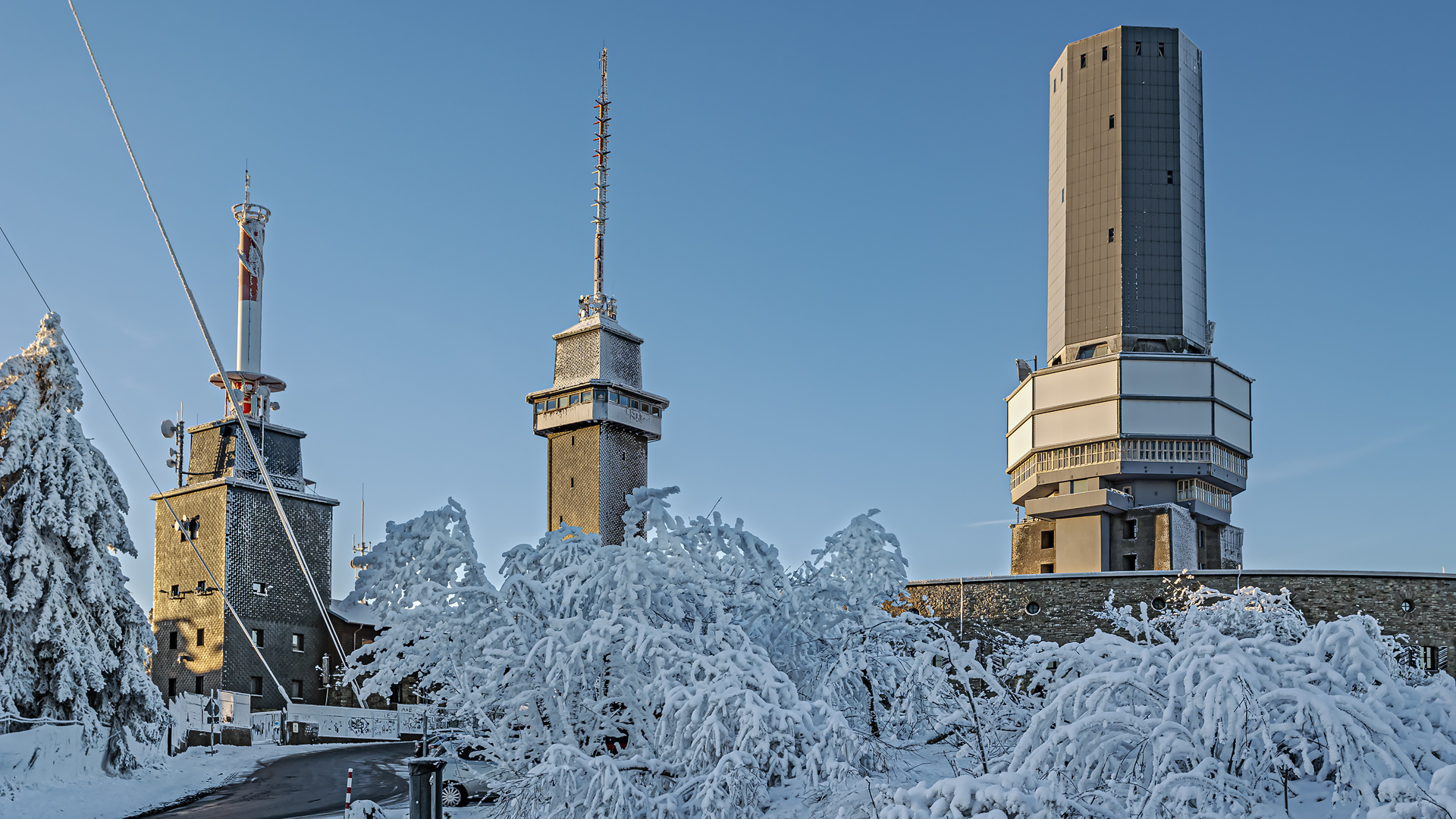 hr Sendeanlagen auf dem Großen Feldberg im Taunus