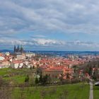 Hradschin in grün und blau