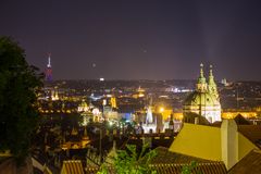 Hradschin Prag bei Nacht